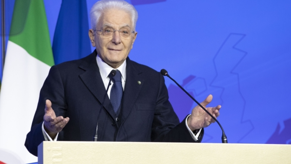 Sergio Mattarella alla cerimonia per i 120 anni dell'Università Bocconi di Milano