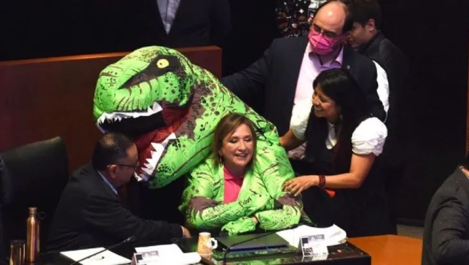 La senatrice messicana Xóchitl Gálvez Ruiz