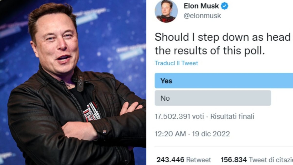 Elon Musk e il sondaggio su Twitter per dimettersi