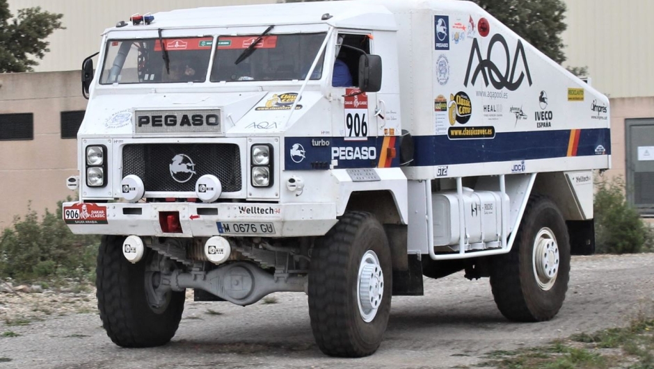 Il Pegaso con cui Bautista Urbano gareggerà alla Dakar 2023 (Twitter Dakar)