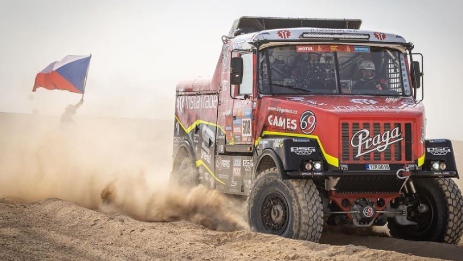 Ales Loprais, 42 anni, in azione durante la Dakar 2023 (foto Instagram @ales_loprais)