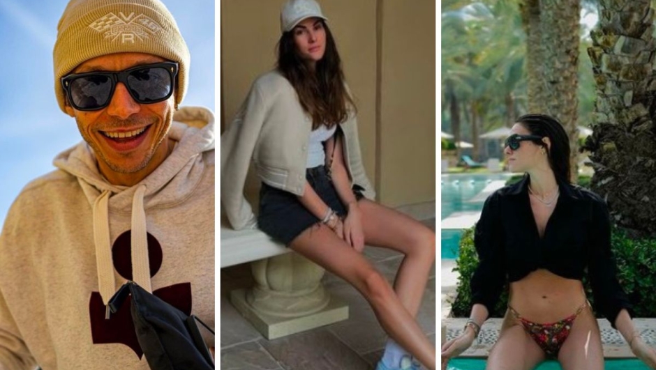 Valentino Rossi e Francesca Sofia Novello in vacanza a Dubai