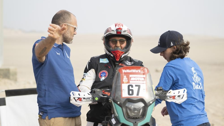 Franco Picco, numero di tabella 67, alla Dakar 2023