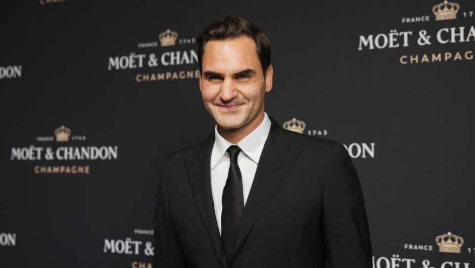Roger Federer al Met Gala 2023 (Photo by Remy Steiner/Getty Images for Moet & Chandon)