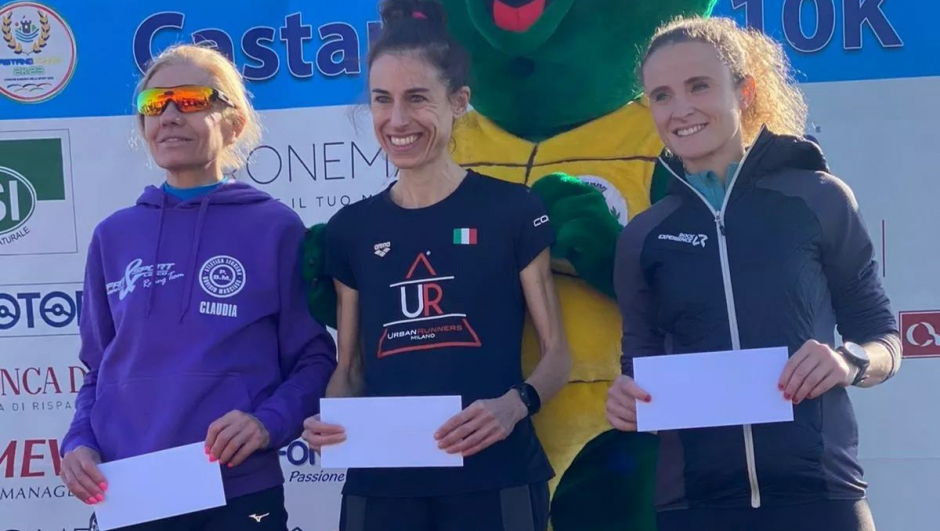 Castano Race 10 km 2023 i vincitori - Podio femminile