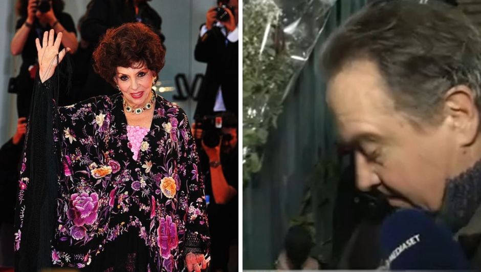 Gina Lollobrigida il figlio entra nella villa