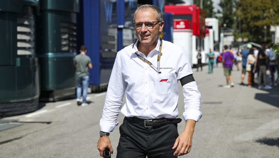 Stefano Domenicali, presidente e Ceo di F1 Group. AFP