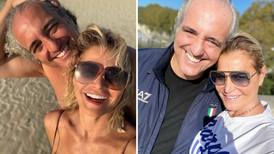 Simona Ventura sposa Giovanni Terzi, le foto della coppia