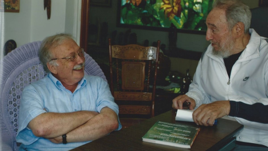 Gianni Minà e Fidel Castro