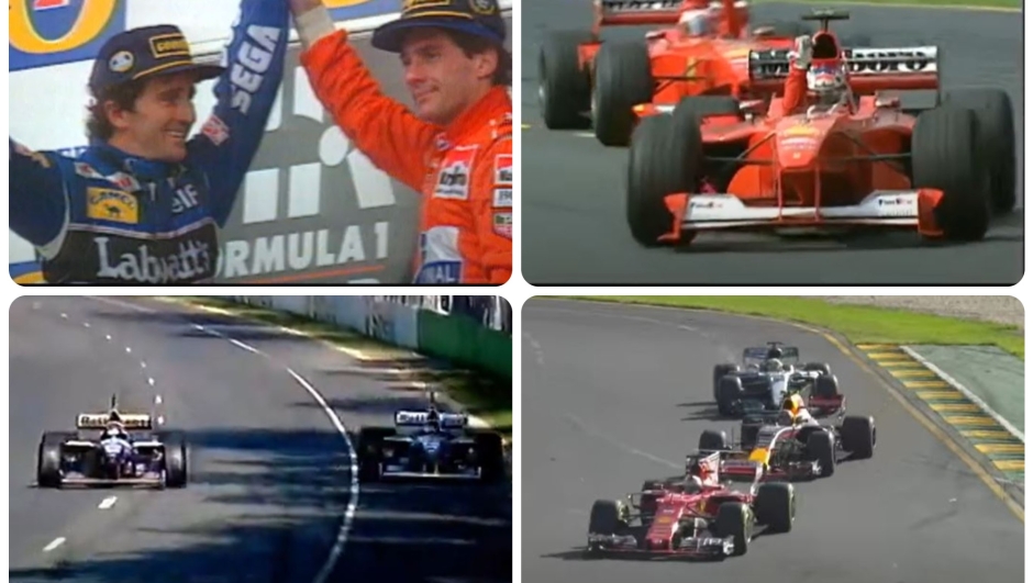 Alcuni dei protagonisti storici del GP d'Australia di F1