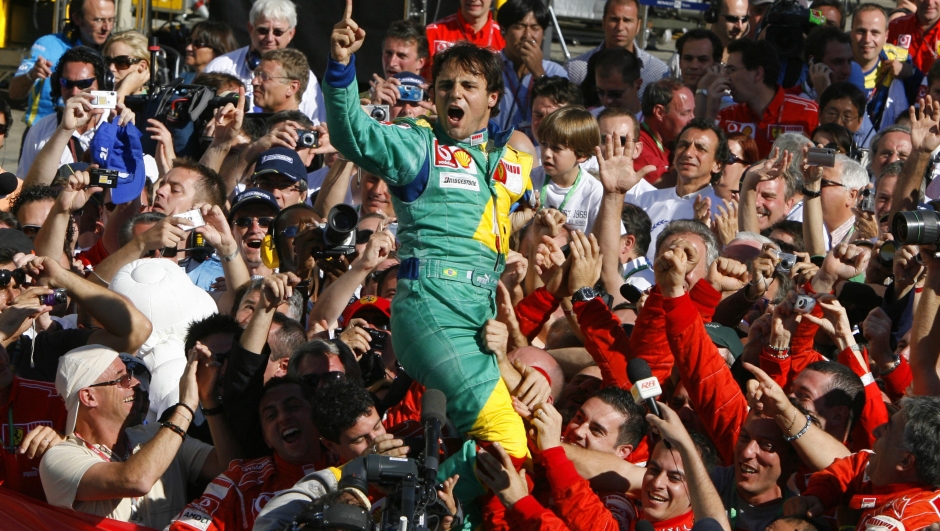 Felipe Massa nel giorno dell'ultima gara in F1. GETTY