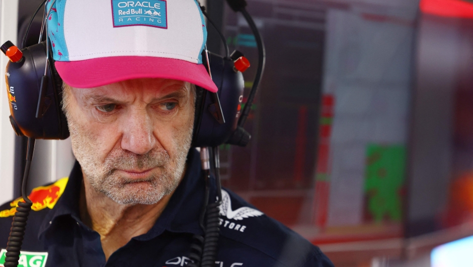 Adrian Newey, direttore tecnico Red Bull. AFP