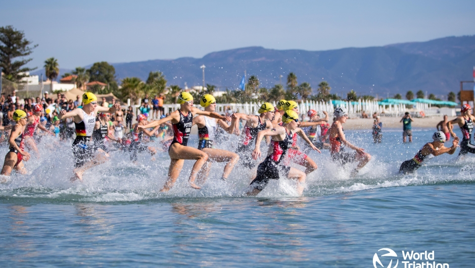 Taken during 2022 World Triathlon Championship Series Cagliari, Italy.