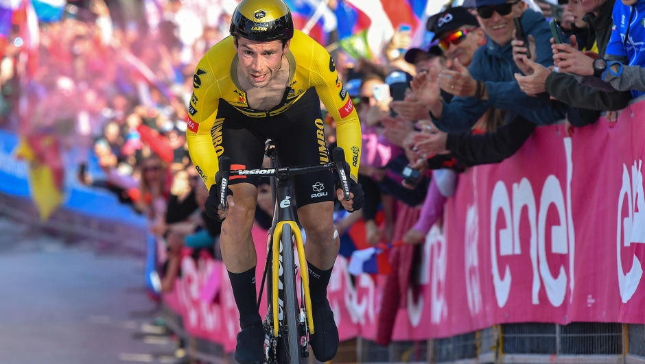 Giro d'Italia 2023 - 106th Edition - 20th stage  Tarvisio - Monte Lussari 18,6 km - 27/05/2023 - Primoz Roglic (SLO - Jumbo - Visma) - photo Miwa Iijima/CV/SprintCyclingAgency©2023