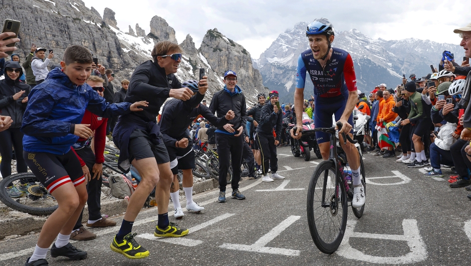 Giro d'Italia 2023 - 106th Edition - 19th stage  Longarone - Tre Cime di Lavaredo 183 km - 26/05/2023 - Derek Gee (CAN - Israel - Premier Tech) - photo Ilario Biondi/SprintCyclingAgency©2023