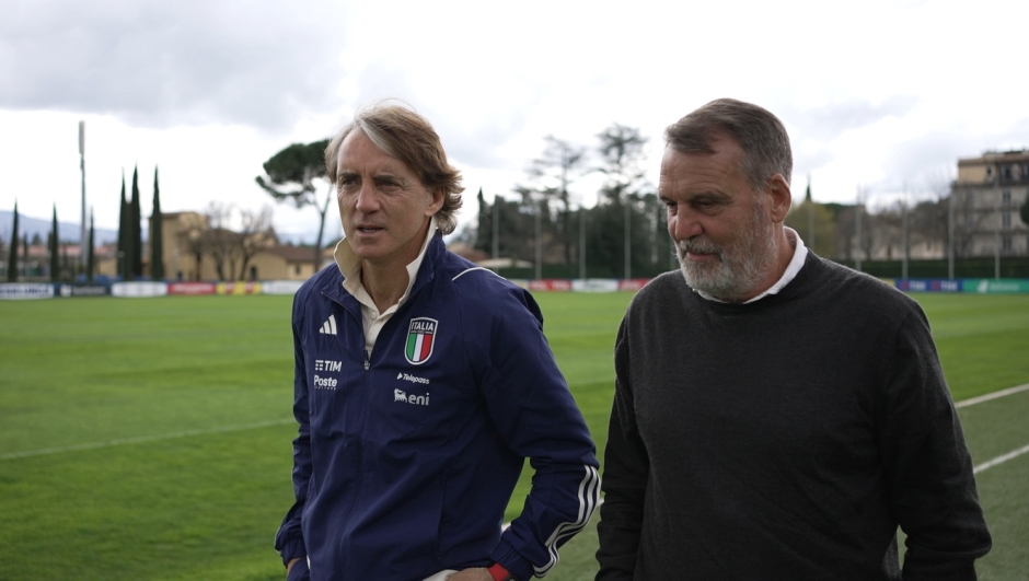 L'Avversario su Rai 3 Marco Tardelli intervista Roberto Mancini