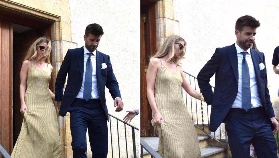 Gerard Piqué e Clara Chia insieme al matrimonio del fratello dell'ex calciatore