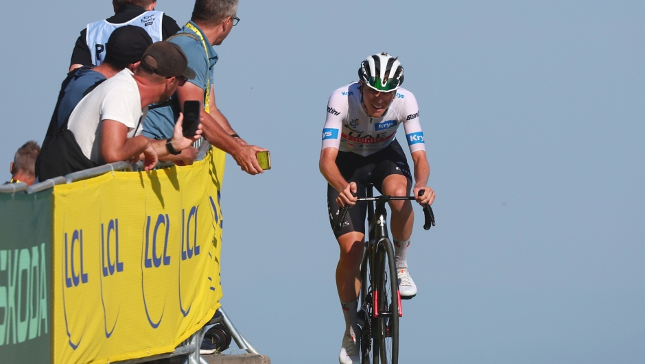 Tour de France 2023 - 110th Edition - 9th stage Saint Leonard de Noblat - Puy de Dome 182,5 km - 09/07/2023 - Tadej Pogacar (SLO - UAE Team Emirates) - photo Luca Bettini/SprintCyclingAgency©2023