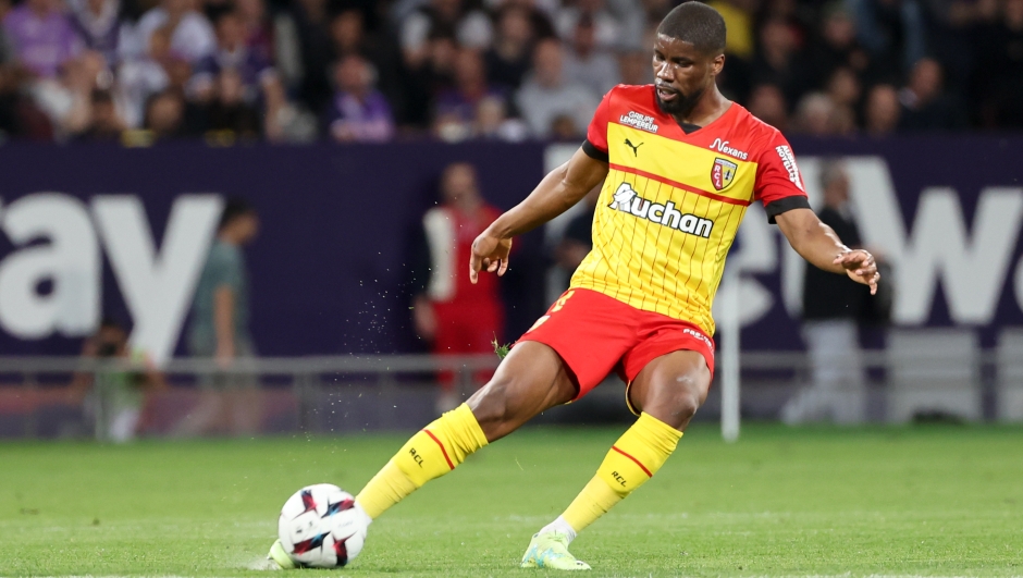 04 Kevin DANSO (rcl) during the Ligue 1 Uber Eats match between Toulouse and Lens at Stadium Municipal on May 2, 2023 in Toulouse, France. (Photo by Romain Perrocheau/FEP/Icon Sport)