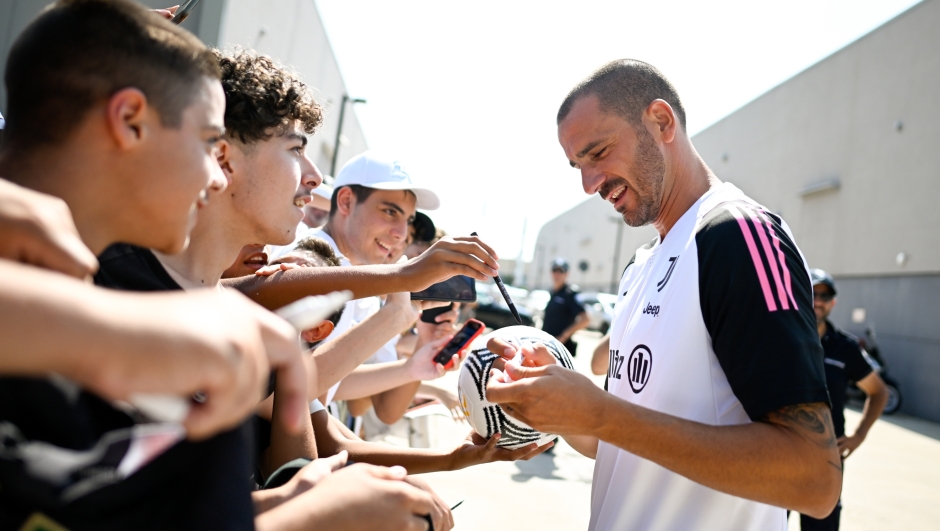 TURIN, ITALY - JULY 17: Leonardo Bonucci of Juventus at Jmedical on July 17, 2023 in Turin, Italy. (Photo by Daniele Badolato - Juventus FC/Juventus FC via Getty Images)