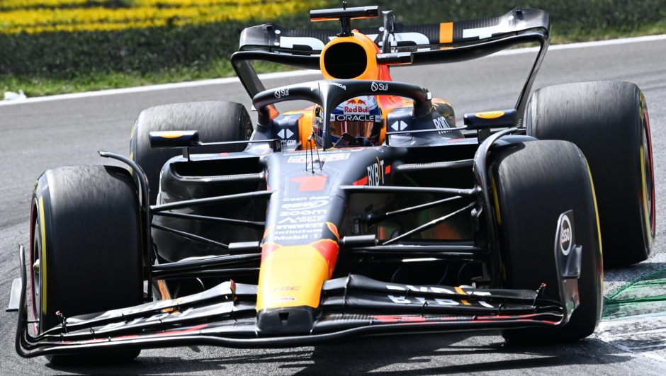 Dutch driver Max Verstappen of Red Bull Racing steers his car during the Italian Formula One Grand Prix at the Autodromo Nazionale in Monza, Italy, 3 september 2023. ANSA/DANIEL DAL ZENNARO