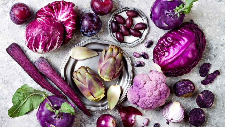 la magia del viola: 10 sorprendenti benefici per la salute di frutti e verdure colorate