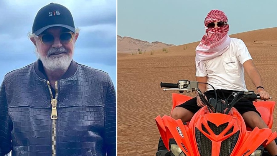 Briatore, il figlio Nathan Falco a Dubai: "hater rosiconi"