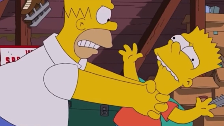 I Simpson: Homer non strangolerà più Bart