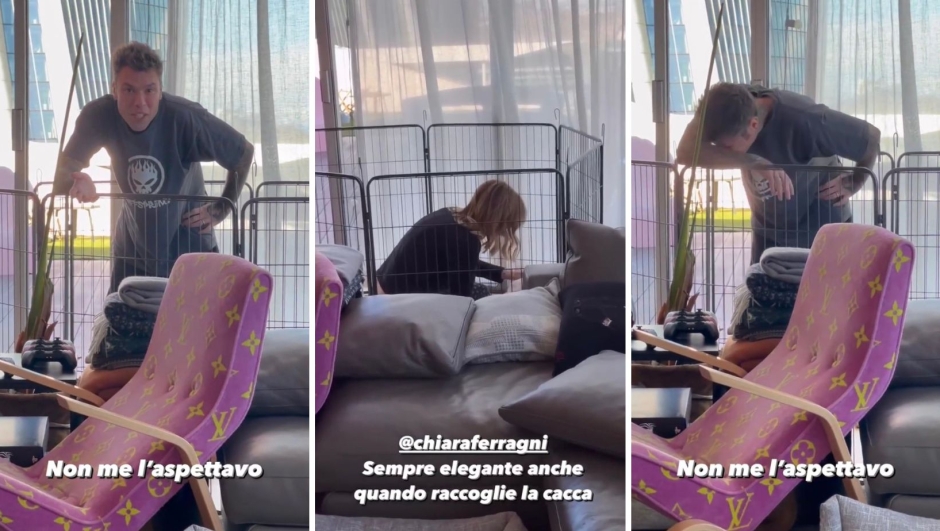 Fedez imbarazza Chiara Ferragni su Instagram