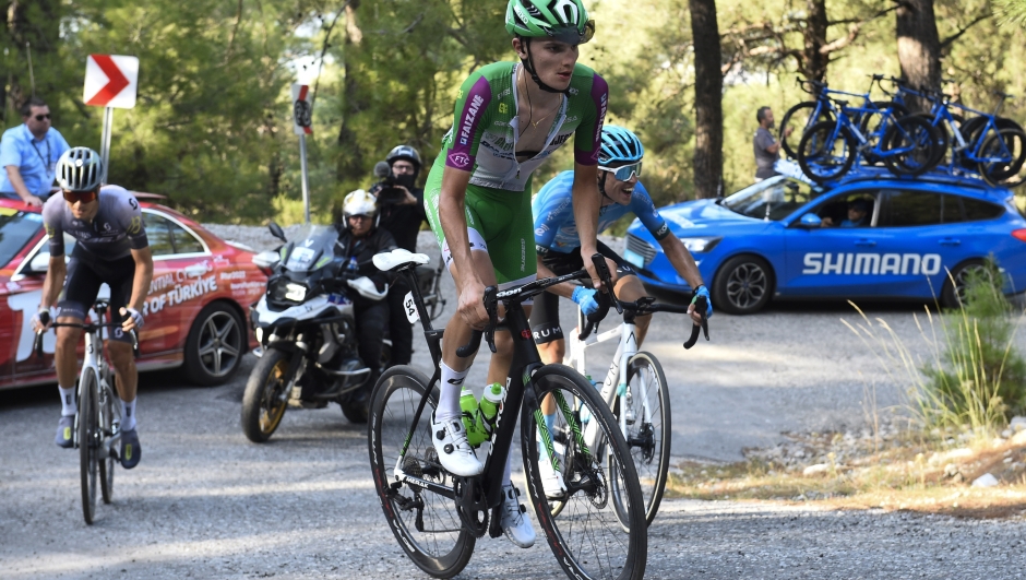 Presidential Cycling Tour of Turkiye 2023 - 58th Edition - 3rd stage Fethiye - Babadag 104,1 km - 10/10/2023 - Giulio Pellizzari (ITA - Green Project - Bardiani CSF - Faizan) - photo Tommaso Pelagalli/SprintCyclingAgency©2023