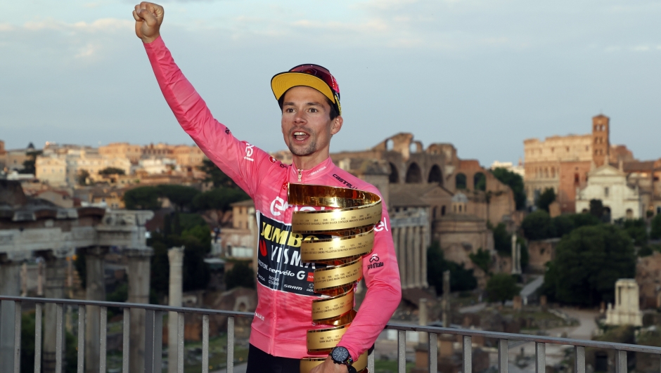 Giro d'Italia 2023 - 106th Edition - 20th stage  Tarvisio - Monte Lussari 18,6 km - 27/05/2023 - Foro Romano - Primoz Roglic (SLO - Jumbo - Visma) - photo Roberto Bettini/SprintCyclingAgency©2023