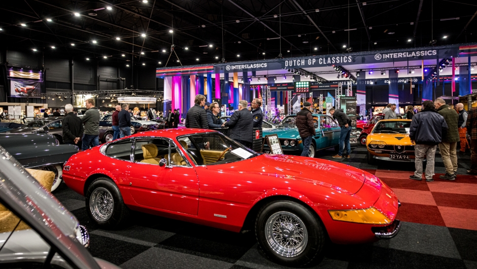 I padiglioni dell'Interclassics Classic Car Show Maastricht