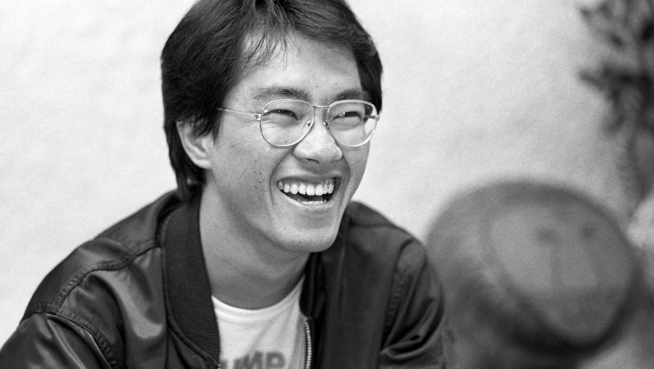 epa11206030 A black and white photograph taken in May 1982 shows Japanese manga artist Akira Toriyama. On 08 March 2024, the publishing company Shueisha announced in a statement that Akira Toriyama, who published many works in Jump magazine, has passed away. Toriyama was the creator of the 'Dragon Ball' manga series.  EPA/JIJI PRESS JAPAN OUT EDITORIAL USE ONLY/