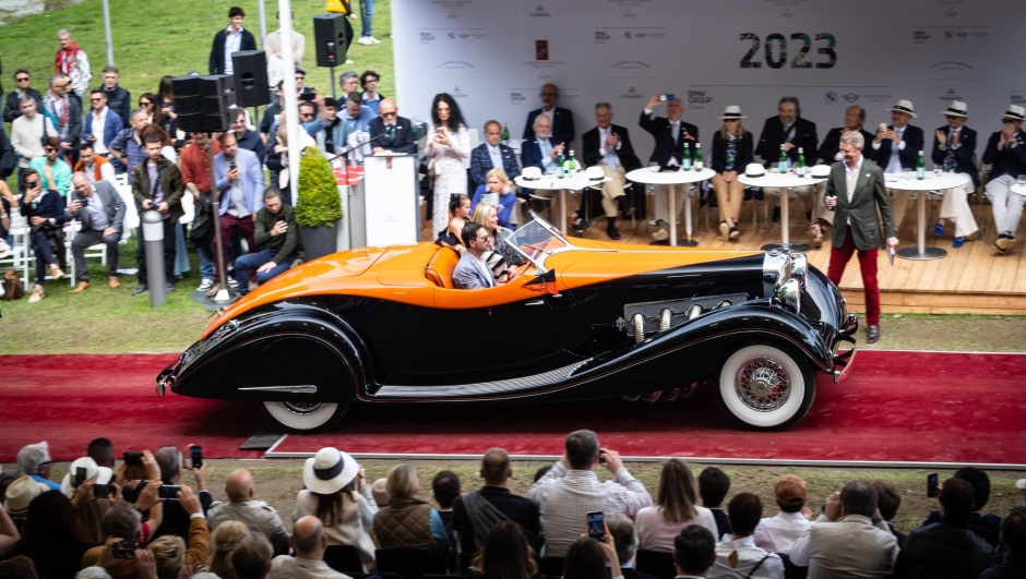 La  Duesenberg SJ Speedster con carrozzeria concepita da Gurney Nutting del 1935 che ha vinto il Best of Show a Villa d'Este nel 2023