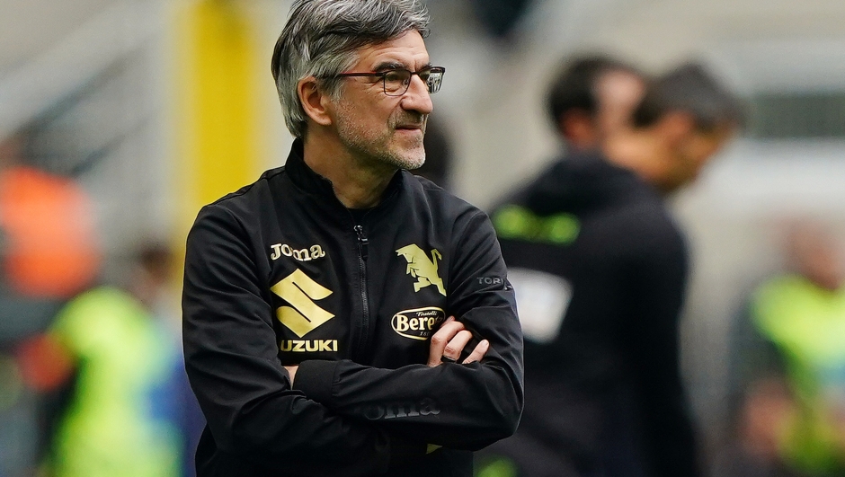 FC Torino's Ivan Juric   during the Serie A soccer  match between Inter and Torino at the San Siro Stadium  , north Italy - Sunday 28 , April , 2024. Sport - Soccer . (Photo by Spada/LaPresse)