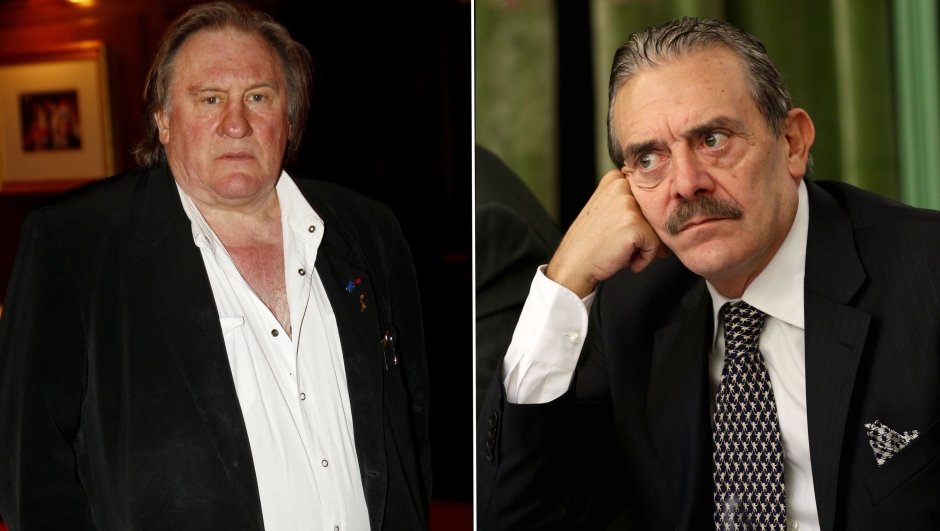 Gerard Depardieu aggredisce Rino Barillari a Roma