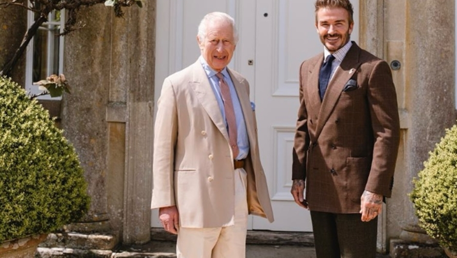 Re Carlo e David Beckham ambasciatore fondazione