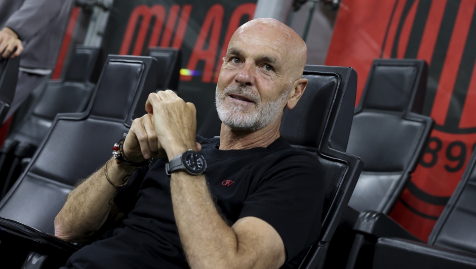 MILAN, ITALY - MAY 25: Stefano Pioli Head coach of AC Milan looks on at end of the Serie A TIM match between AC Milan and US Salernitana at Stadio Giuseppe Meazza on May 25, 2024 in Milan, Italy. (Photo by Giuseppe Cottini/AC Milan via Getty Images)