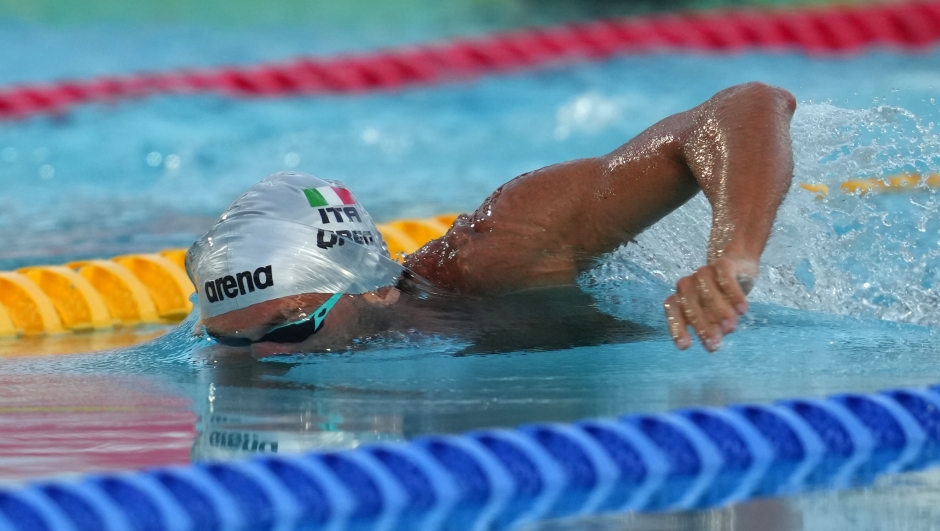 Gregorio Paltrinieri (ITA)  during the 60 th Trofeo Settecolli at Foro Italico in  Rome, Italy Saturday, June 22, 2024. Sport - swimming . (Photo by Gian Mattia D'Alberto/LaPresse)