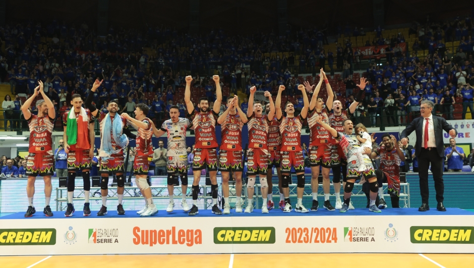 LEGAVOLLEY - FINALE SCUDETTO SUPERLEGA GARA 4. Mint Vero Volley Monza- Sir Susa Vim Perugia.