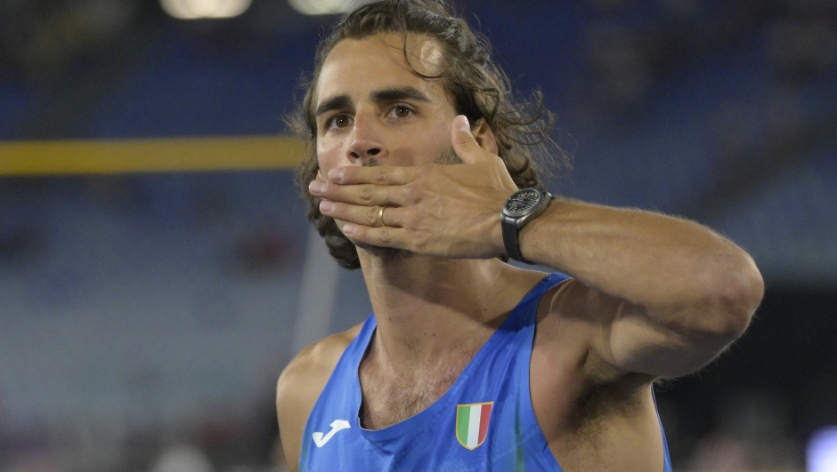 Italy’s Gianmarco Tamberi competes Final High Jump Men during the 26th edition of Rome 2024 European Athletics Championships at the Olympic Stadium in Rome, Italy - Tuesday, June 11, 2024 - Sport, Athletics (Photo by Fabrizio Corradetti/LaPresse)