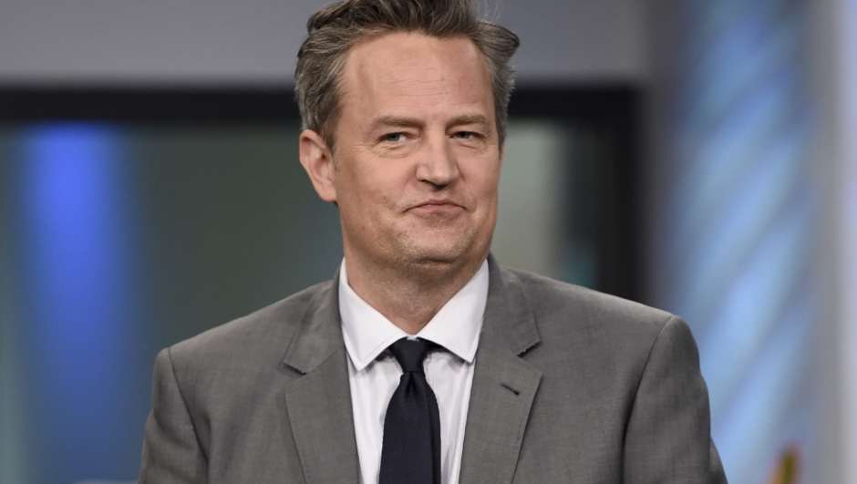 FILE - Actor Matthew Perry participates in the BUILD Speaker Series to discuss the mini-series "The Kennedys After Camelot" in New York on March 30, 2017. (Photo by Evan Agostini/Invision/AP, File)