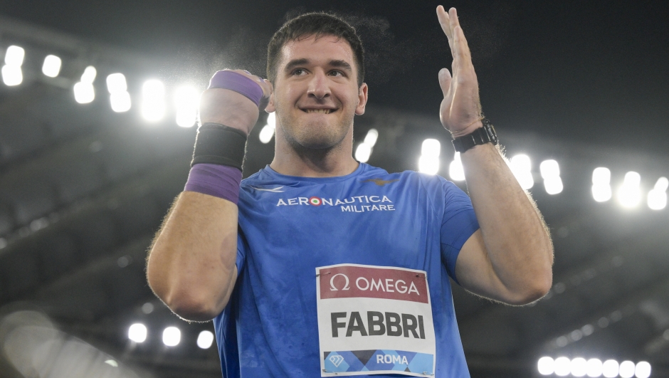 Leonardo Fabbri ITA Shot Put Men during the IAAF Diamond League Golden Gala Pietro Mennea at the Olimpico Stadium in Rome, Italy on August 30, 2024 Sport - Athletic. (Photo by Fabrizio Corradetti / LaPresse)