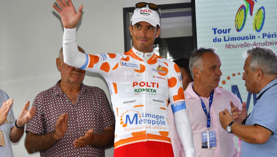 Tour du Limousin 2024 - 57th Edition - “nd stage Saint-Aulaye-Puymangou - Terrasson-Lavilledieu 193,8 km - 14/08/2024 - Mirco Maestri (ITA - Team Polti Kometa) - photo Tommaso Pelagalli/SprintCyclingAgency©2024