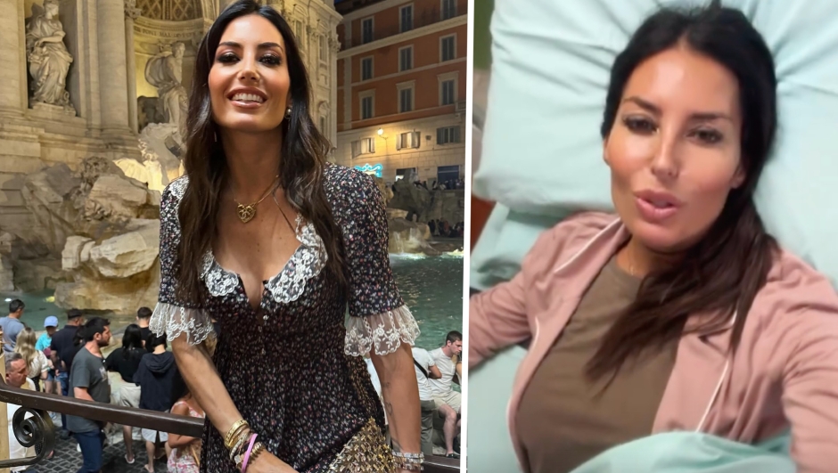 Elisabetta Gregoraci in ospedale