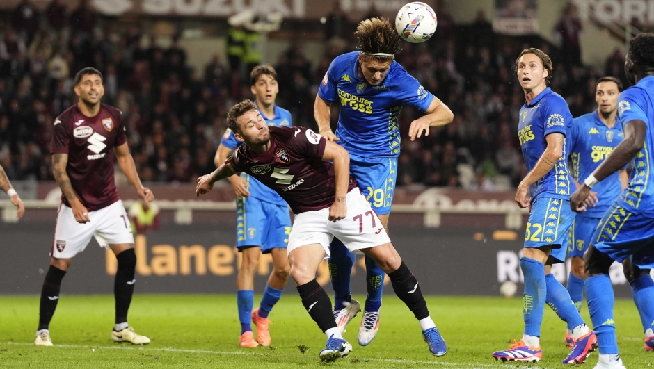 Torino?s Karol Linetty  during the Coppa Italia soccer match between Torino and Empoli at the Olimpico Grande Torino Stadium, September 24, 2024. Sport - Soccer EXCLUSIVE TORINO FC (Photo Fabio Ferrari/LaPresse)