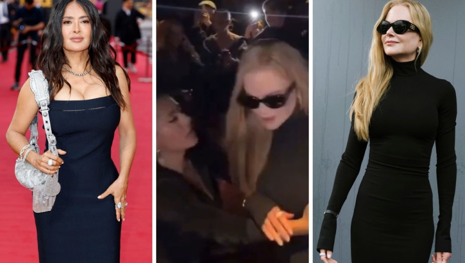 Nicole Kidman e Selma Hayek lite e spintoni