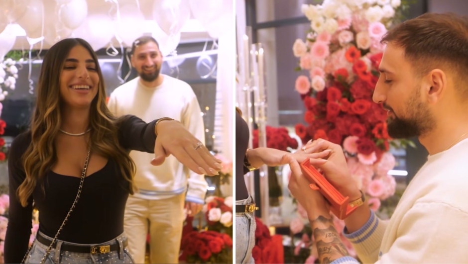 Donnarumma si sposa: la proposta di matrimonio alla fidanzata Alessia