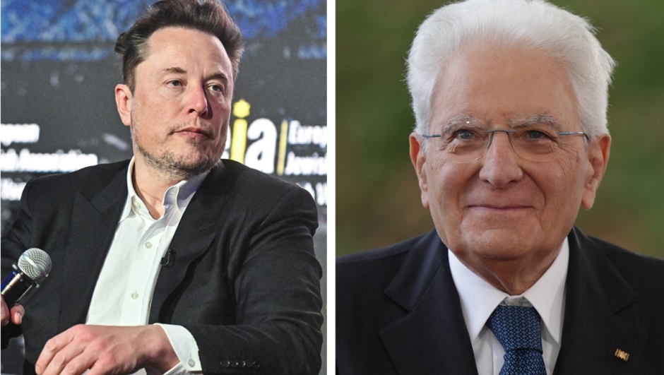 Sergio Mattarella ed Elon Musk