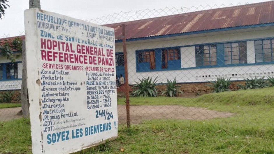 A view of the general Hospital Panzi in southwestern Congo, Thursday, Nov 5, 2024. (AP Photo/Lucien Lufutu)